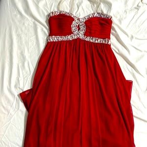 Red prom dress